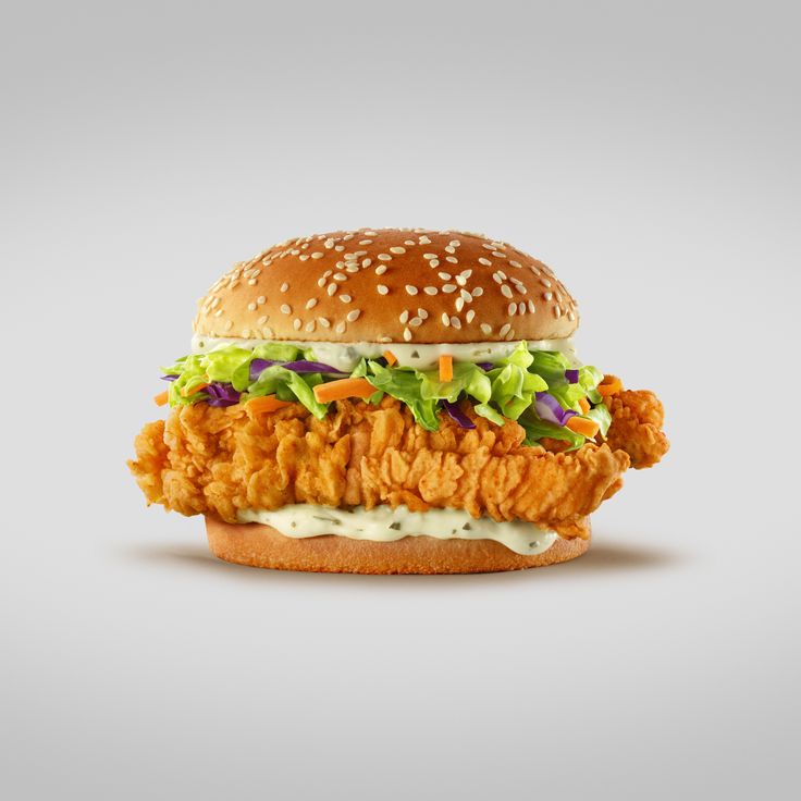 Chicken N crunch burger